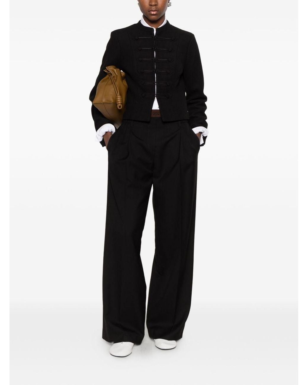 Loewe Black Wool Trousers