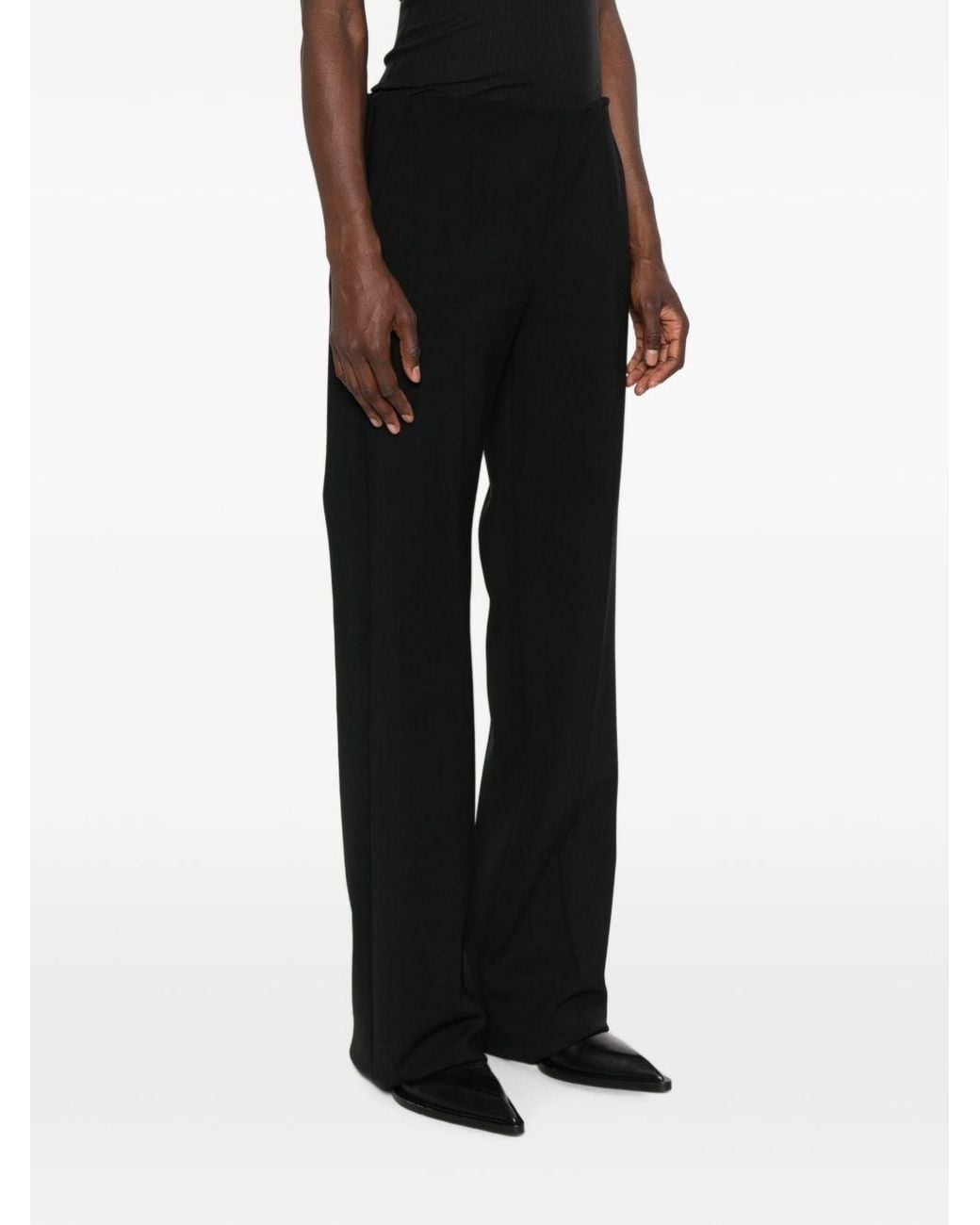 Max Mara Black Wool Trousers By