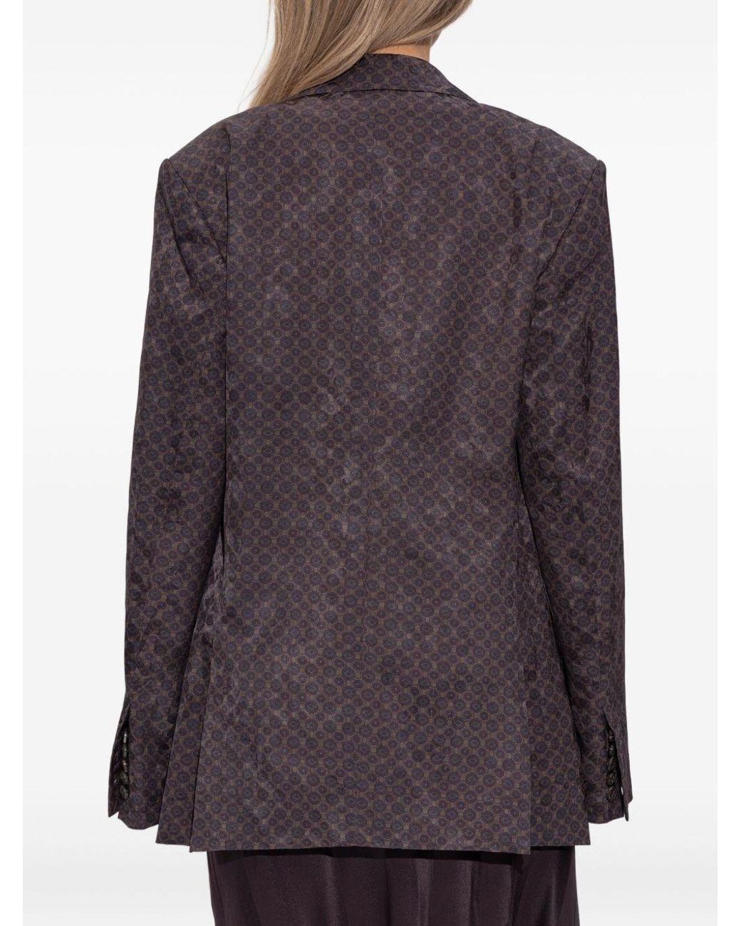 Dries Van Noten Black Baftan Single-Breasted Jacket