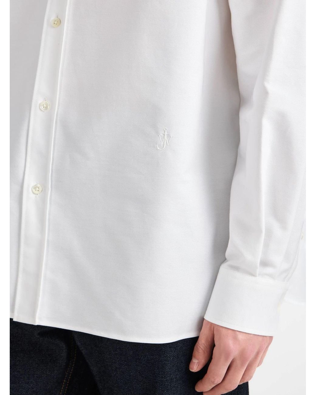 J.W. Anderson White Classic Shirt for men