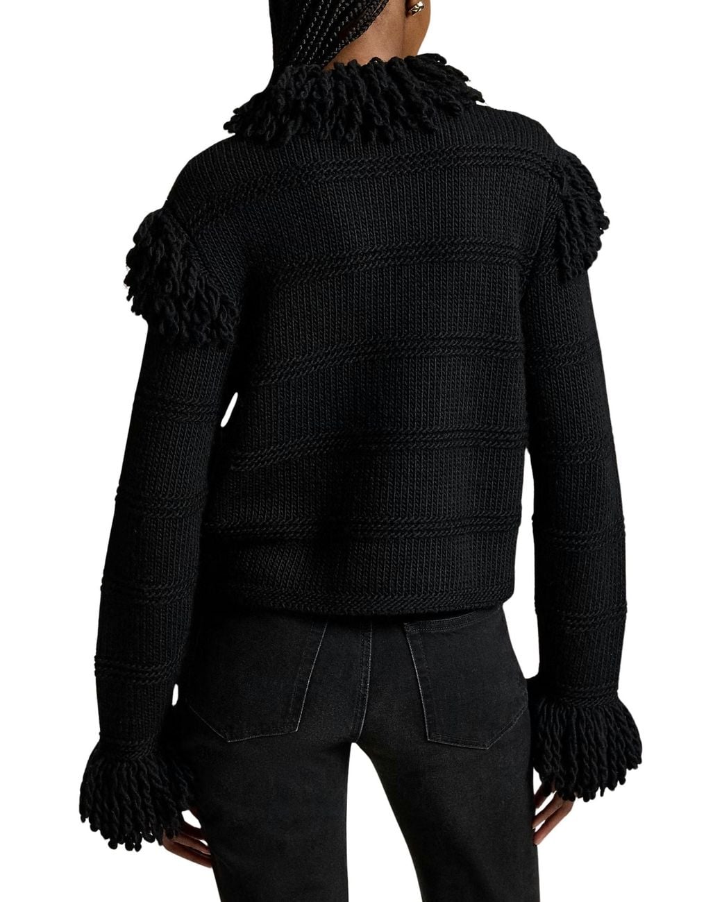 Polo Ralph Lauren Black Knit Cardigan