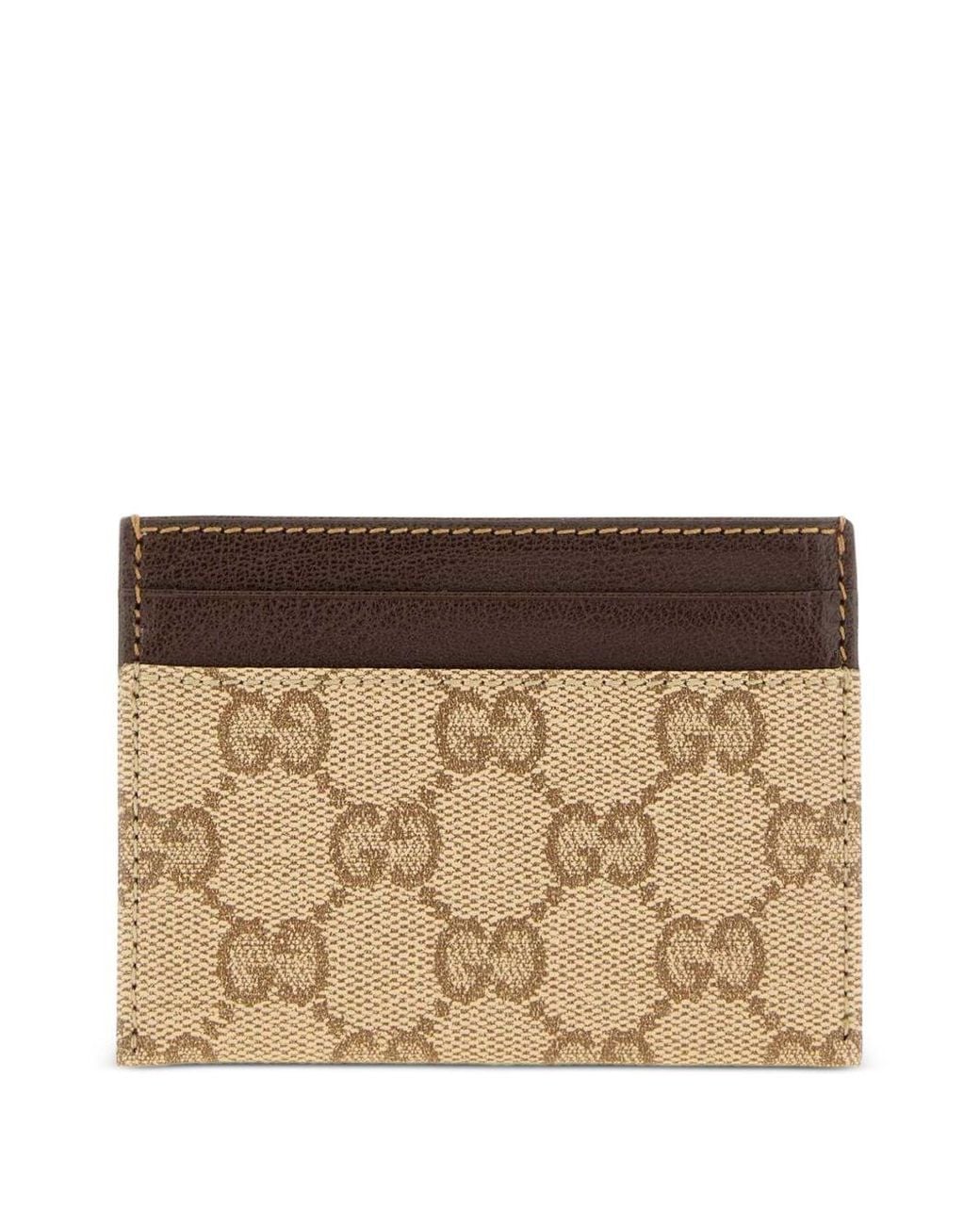 Gucci Natural Gg Credit Card Case for men