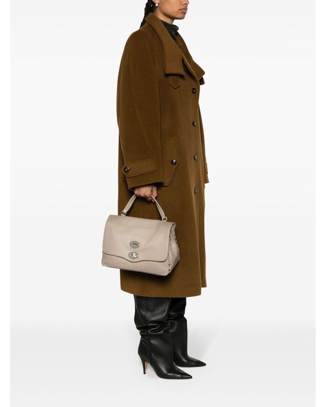 Zanellato Natural Postina Daily Small Leather Handbag
