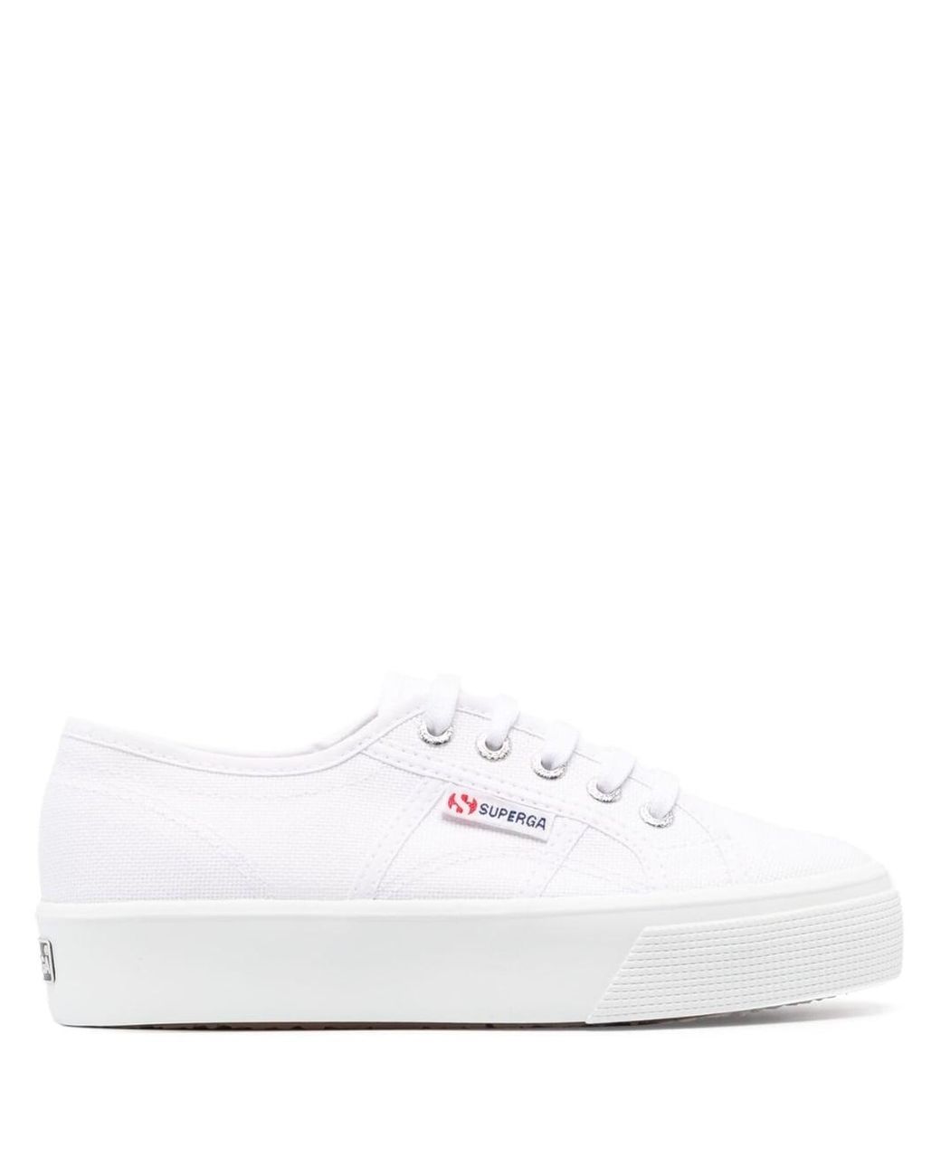 Superga 2730 Platform Sneakers in White | Lyst