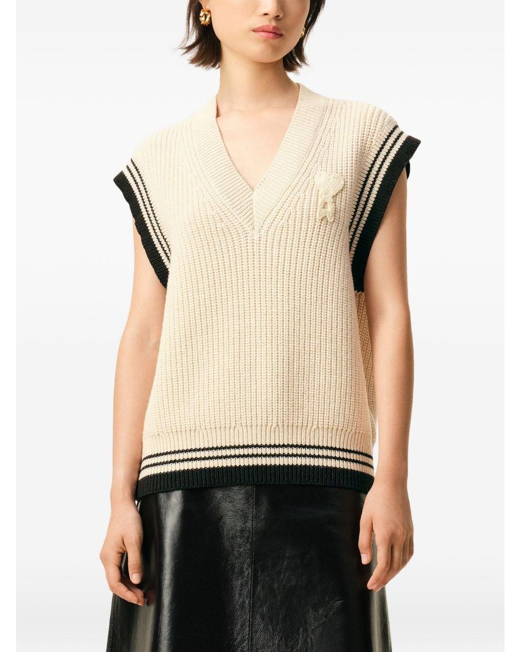 AMI Natural Ami De Coeur Vest for men