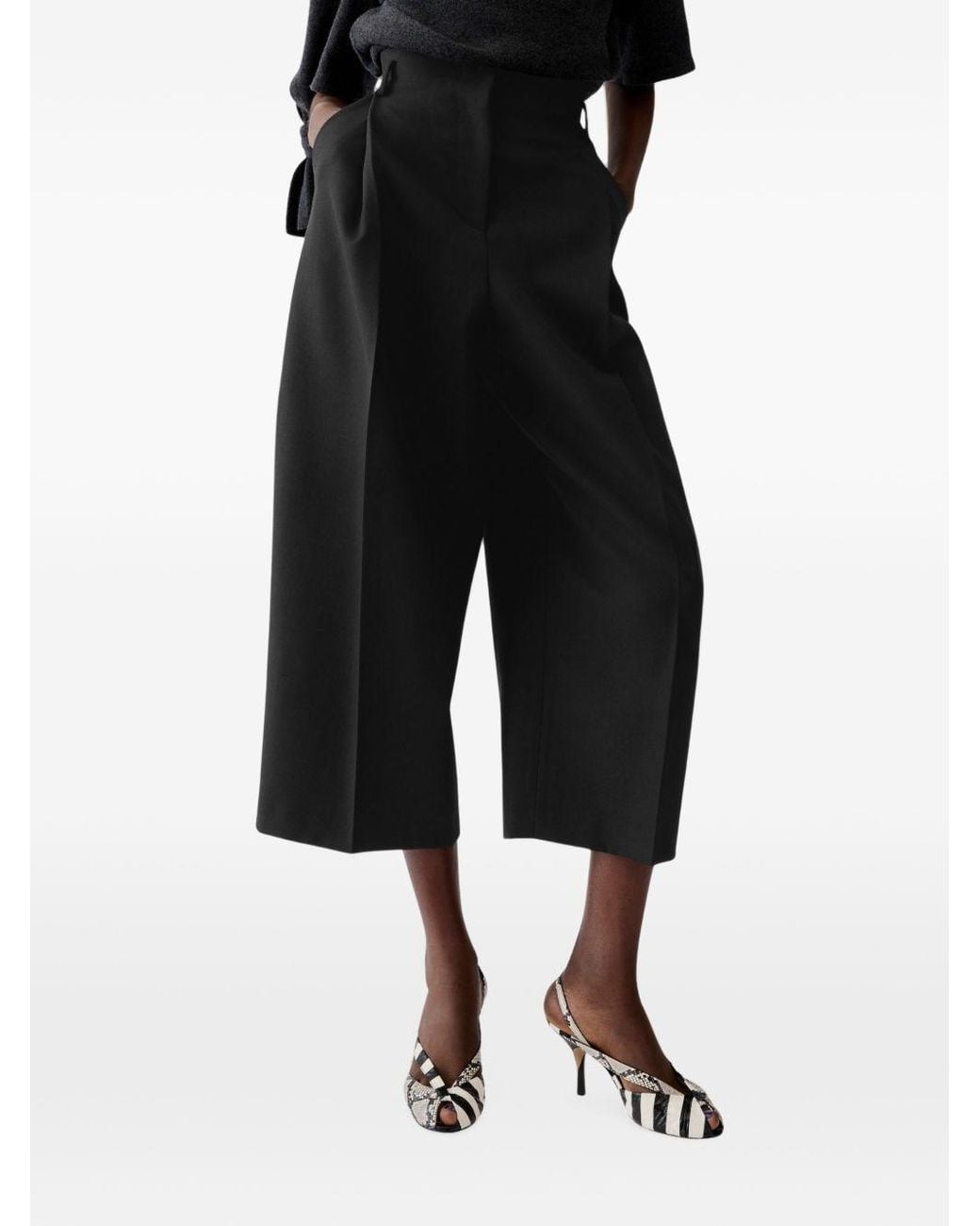 Jacquemus Black Wool Balloon Trousers By
