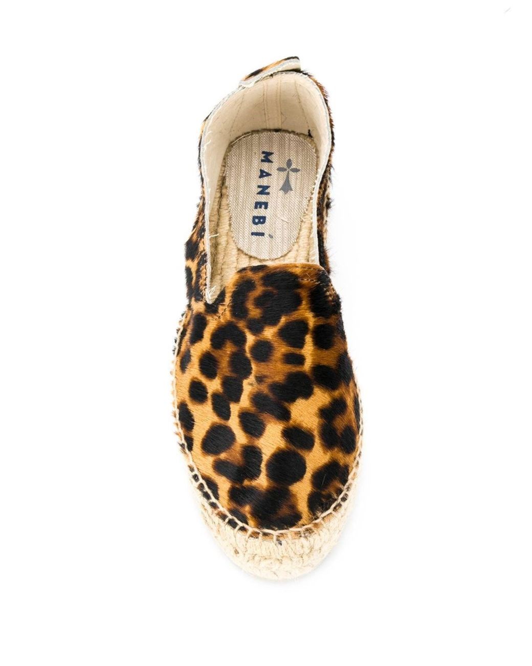 Manebí Brown Leopard Espadrilles