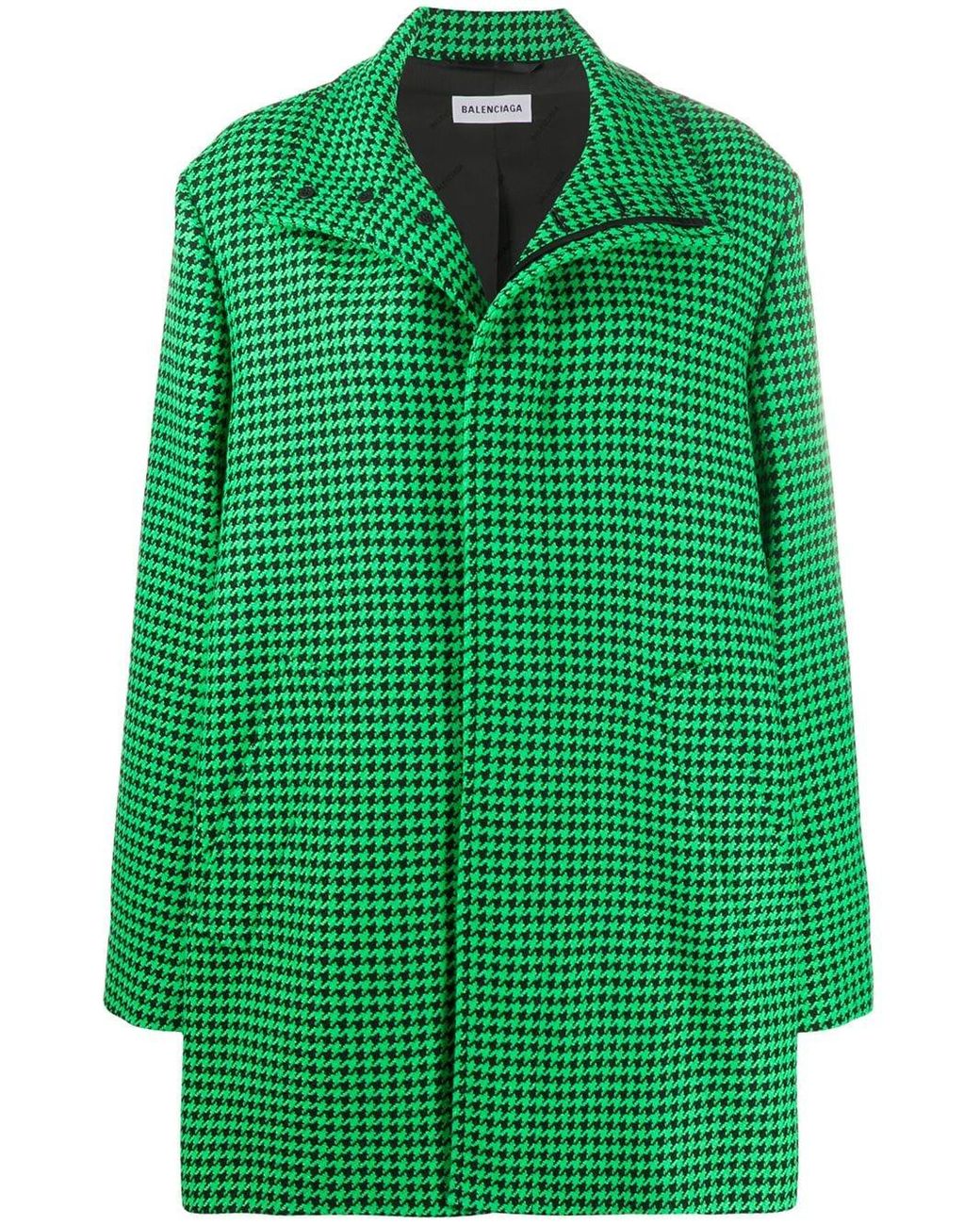 balenciaga green coat