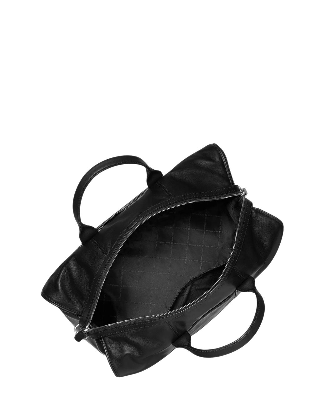 Michael Kors Black Nicholas Medium Leather Slouch Duffel Bag for men
