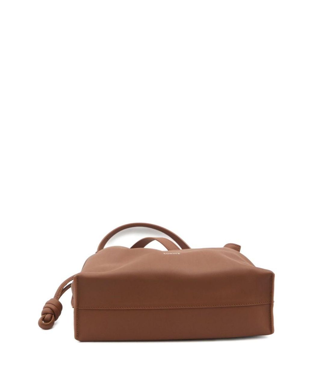 Loewe Brown Flamenco Medium Leather Clutch