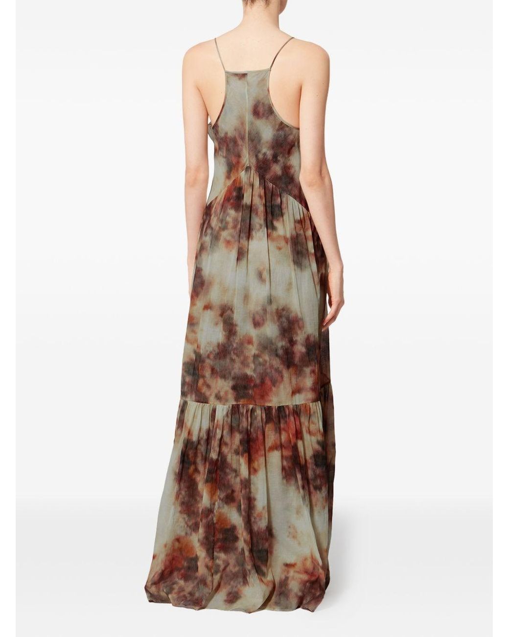 Isabel Marant Natural Vasmila Printed Cotton Dress