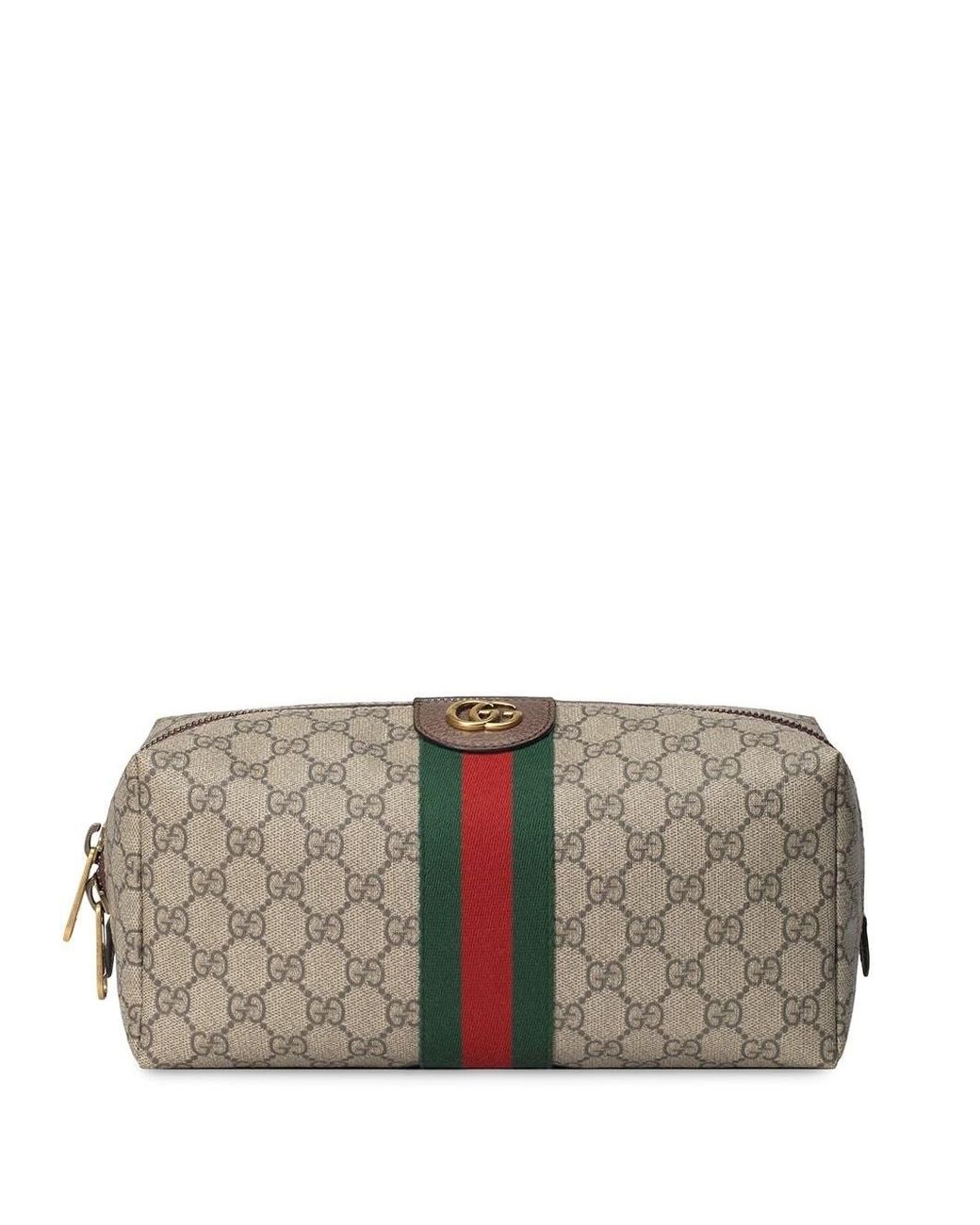 Gucci Gray Beauty Case With Logo for men