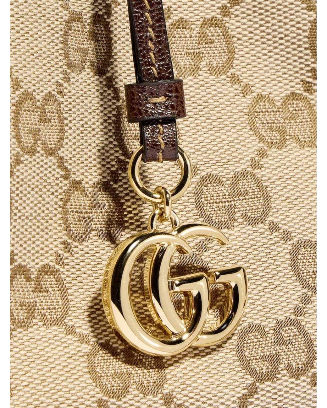 Mini Tote Gg By di Gucci in Natural