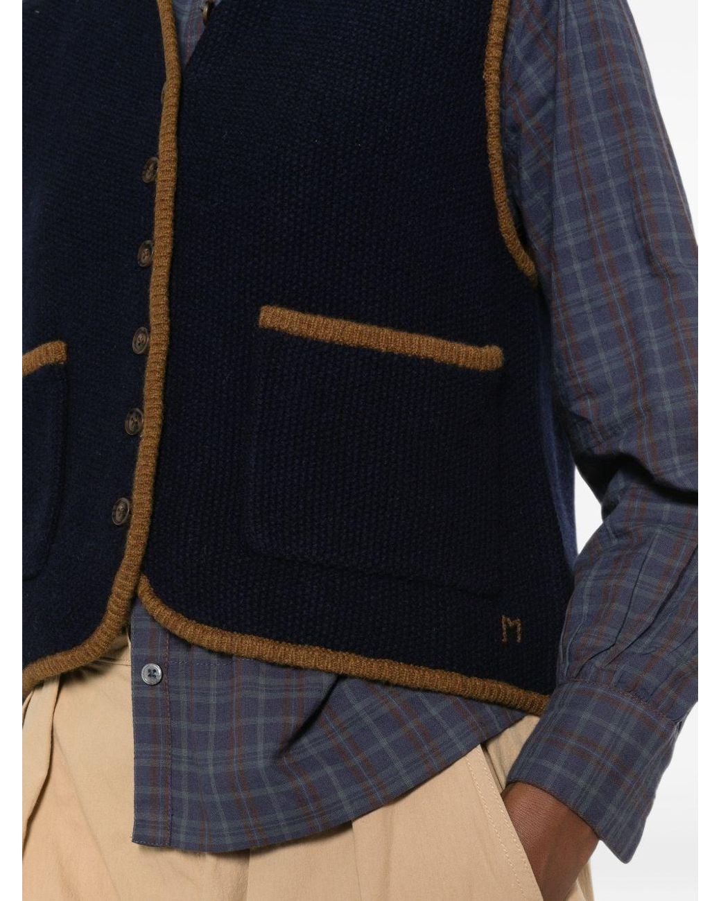 Moismont Blue Angele Wool Cardigan
