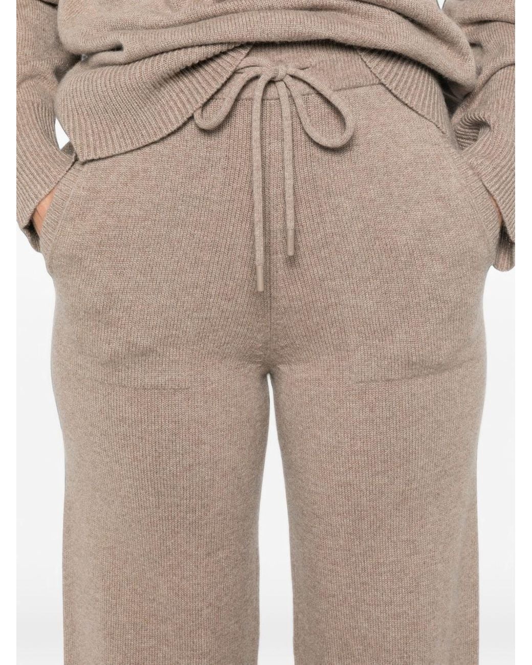 Max Mara White Cashmere Trousers