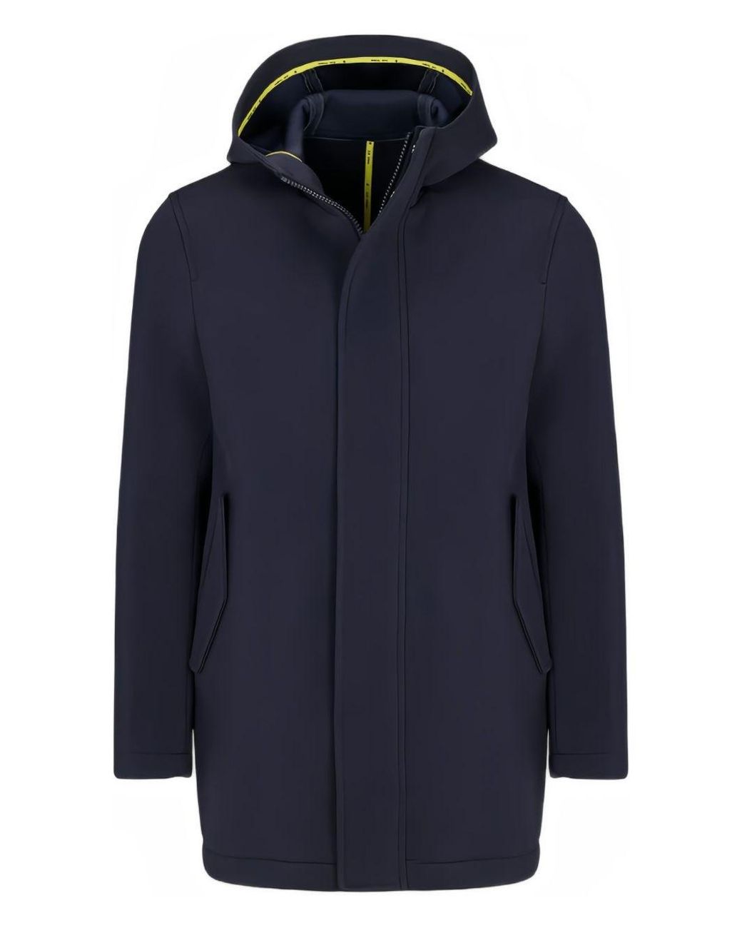 Manuel Ritz Blue Parka With Hood for men