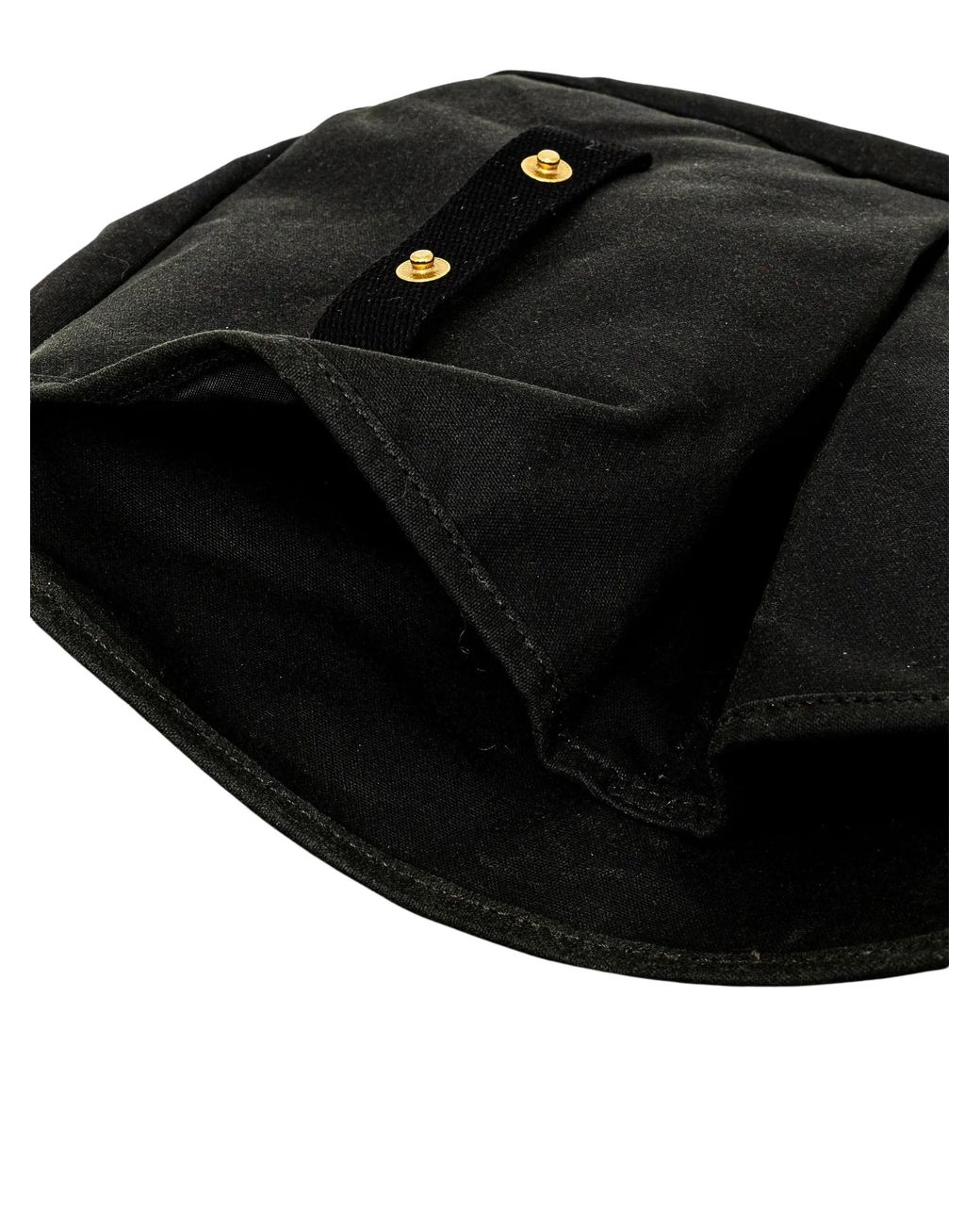 Barbour Black Logo-Patch Messenger Bag for men