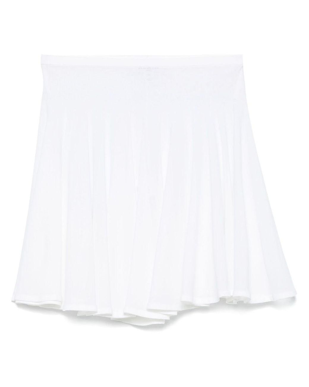 Alaïa White Skater Mini Skirt