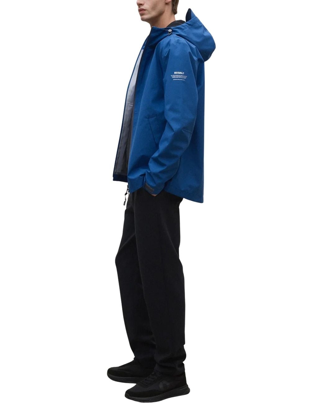 Ecoalf Blue Diluvio Jacket for men