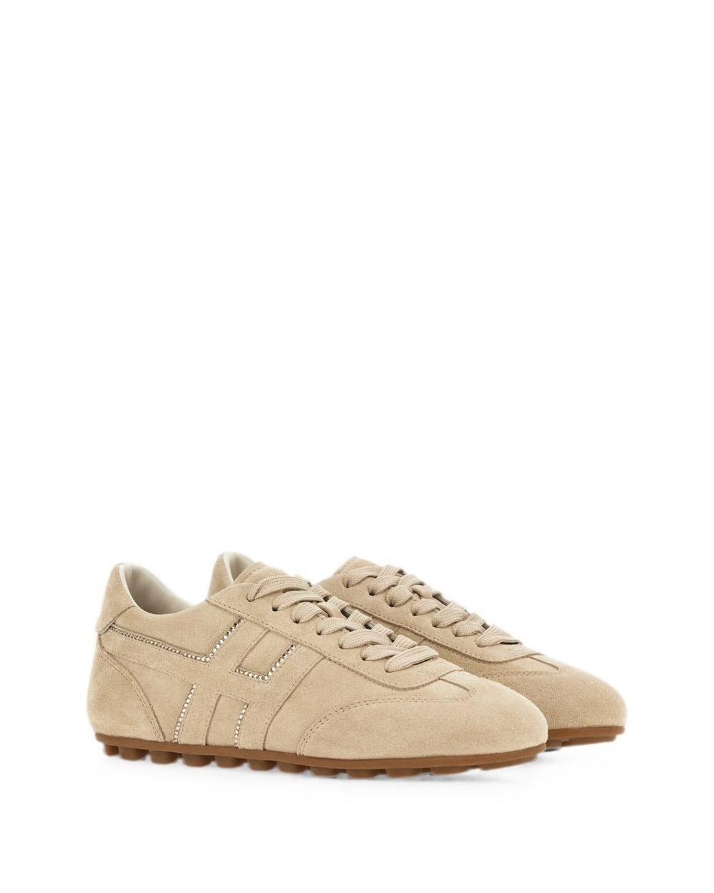Hogan Natural H693 Leather Sneakers