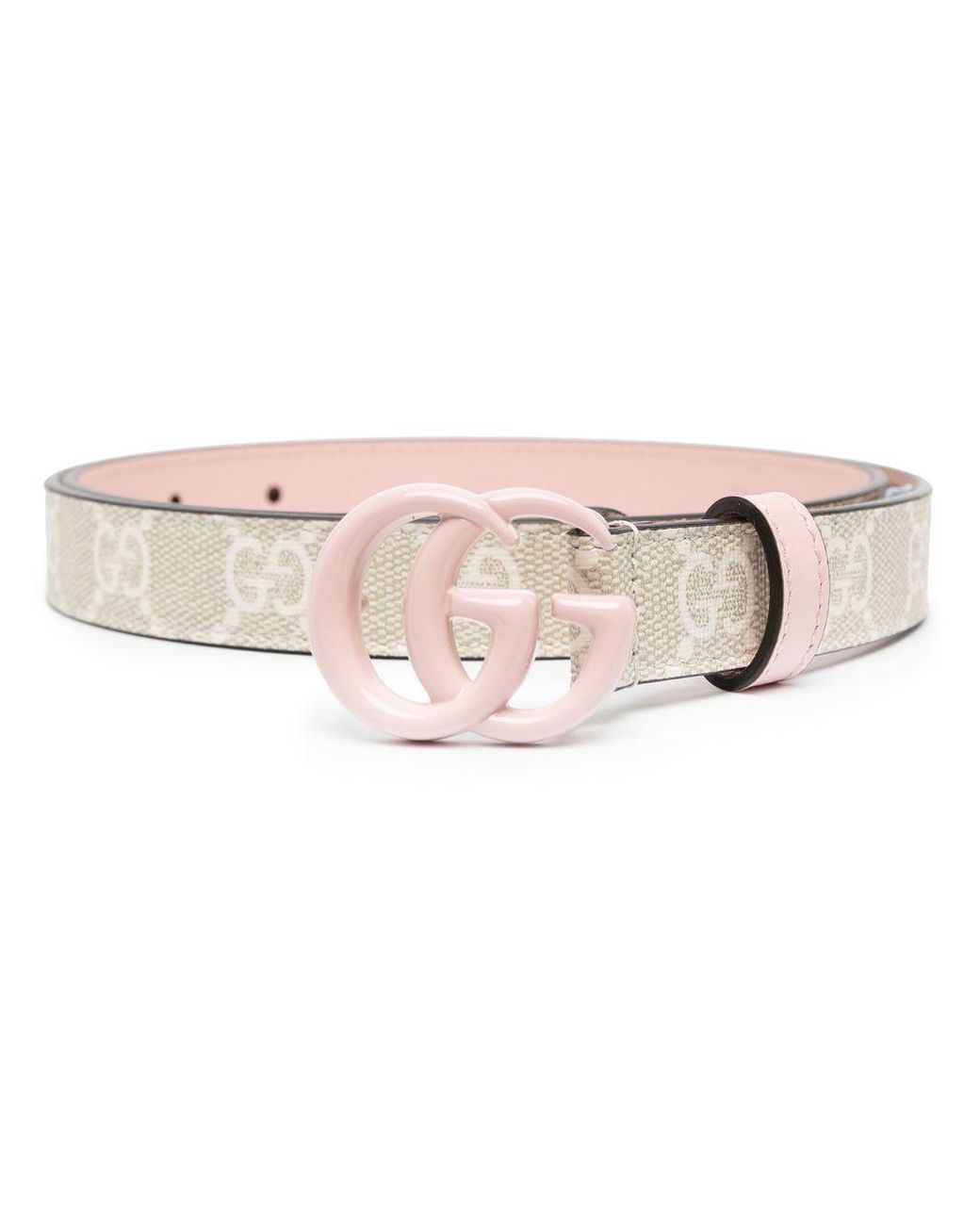 Gucci Gg Marmont Belt in Pink | Lyst