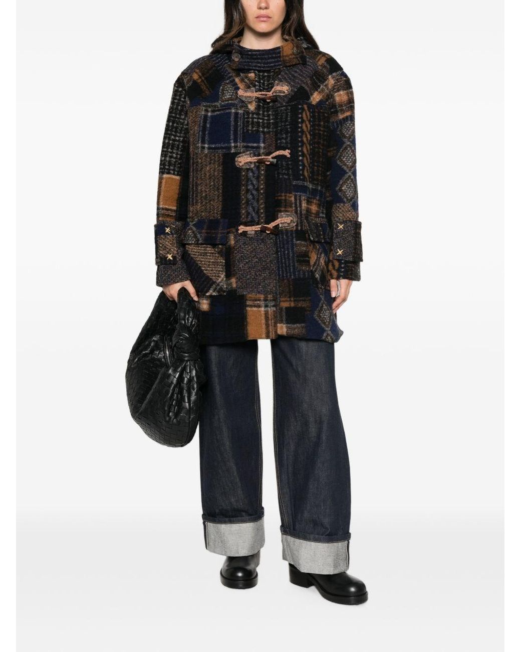 Bye Black Wool Parka Coat