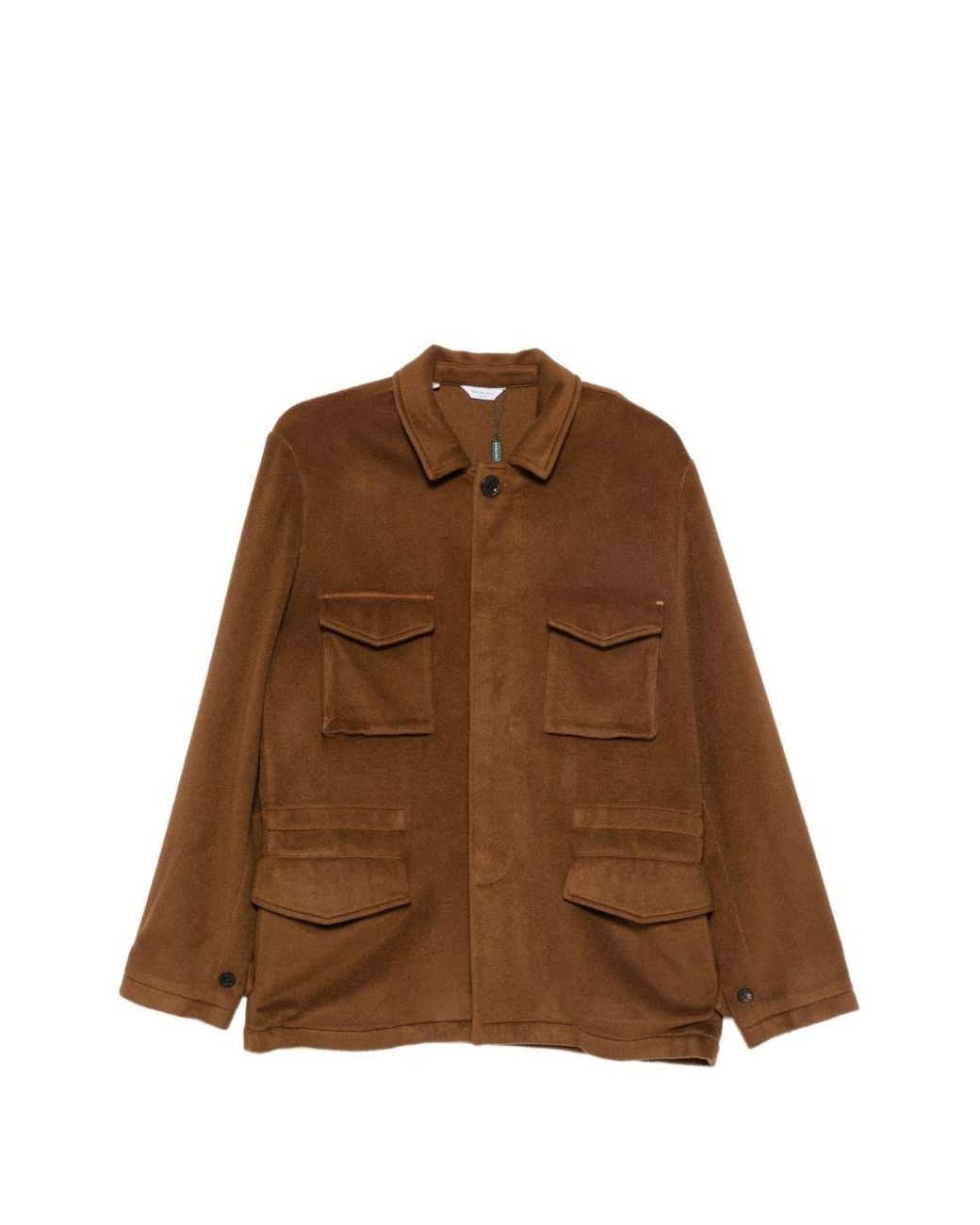 Boglioli Brown Cashmere Jacket for men