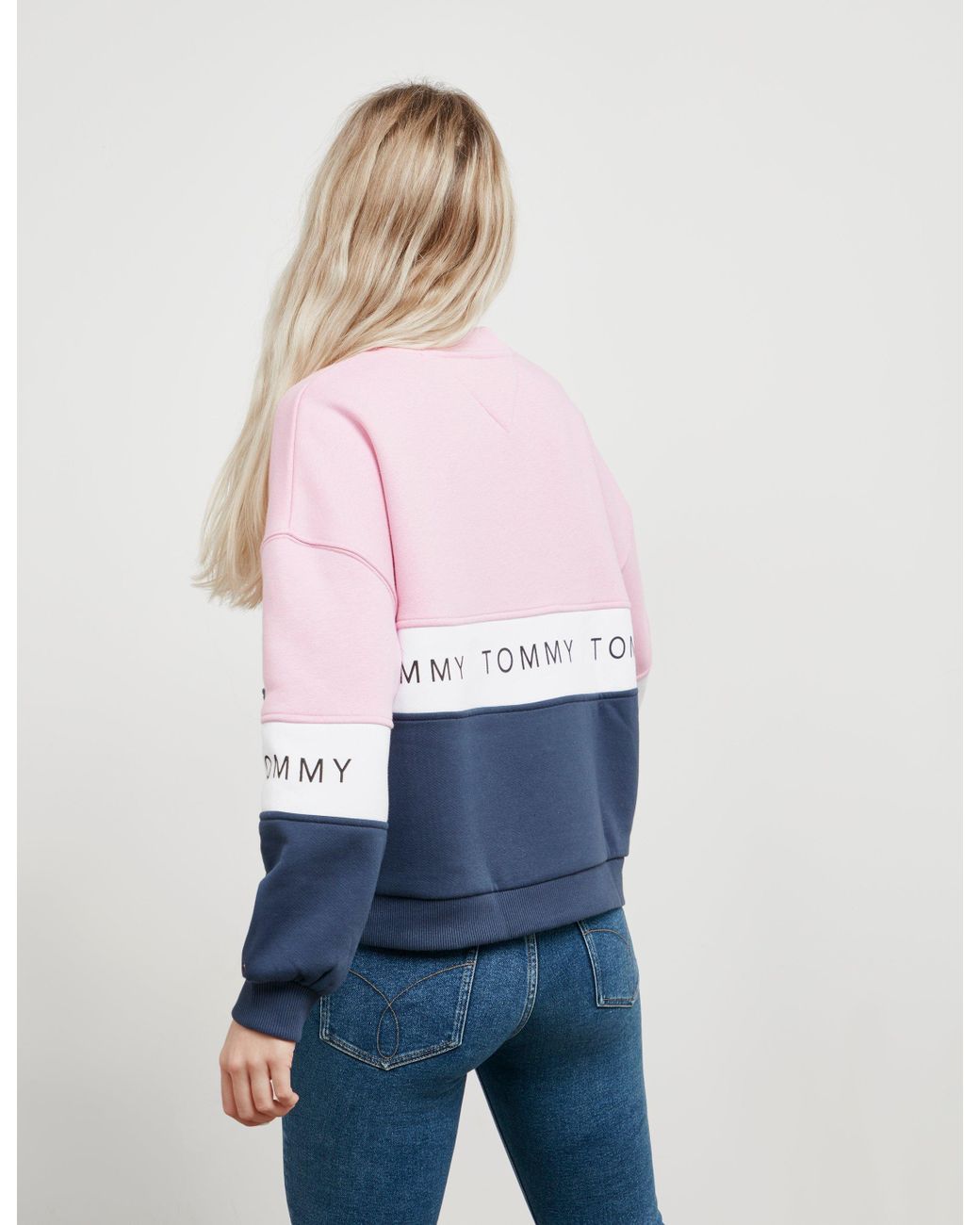 tommy hilfiger colour blocked sweatshirt