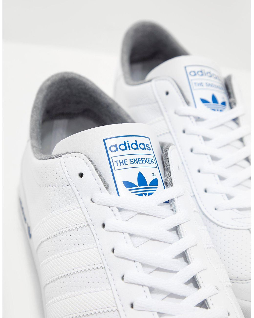 adidas Originals Leather The Sneeker White for Men | Lyst