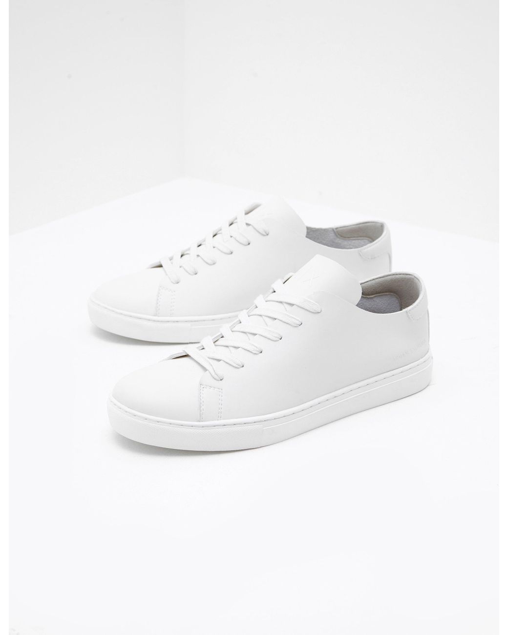 Armani Exchange Tennis Shoes White for Men Lyst Australia