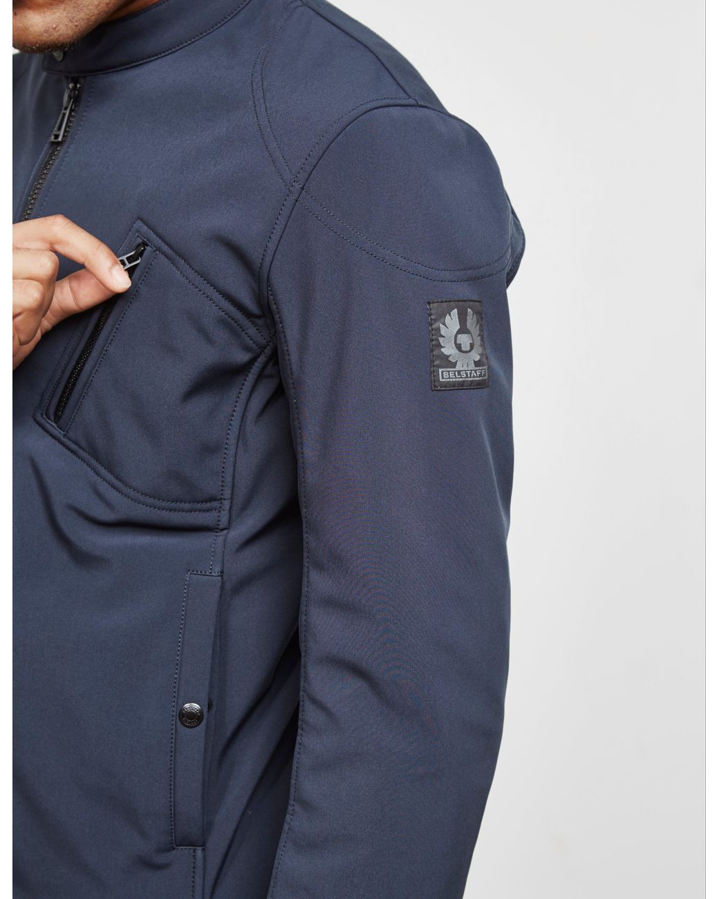 Belstaff Parkham Jacket Navy Blue for Men | Lyst