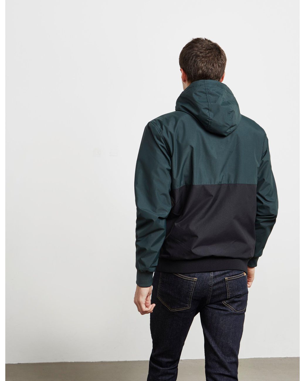 Fred Perry Synthetic Colour Block Brentham Jacket - Exclusive - Exclusively  To Tessuti Green for Men | Lyst Canada