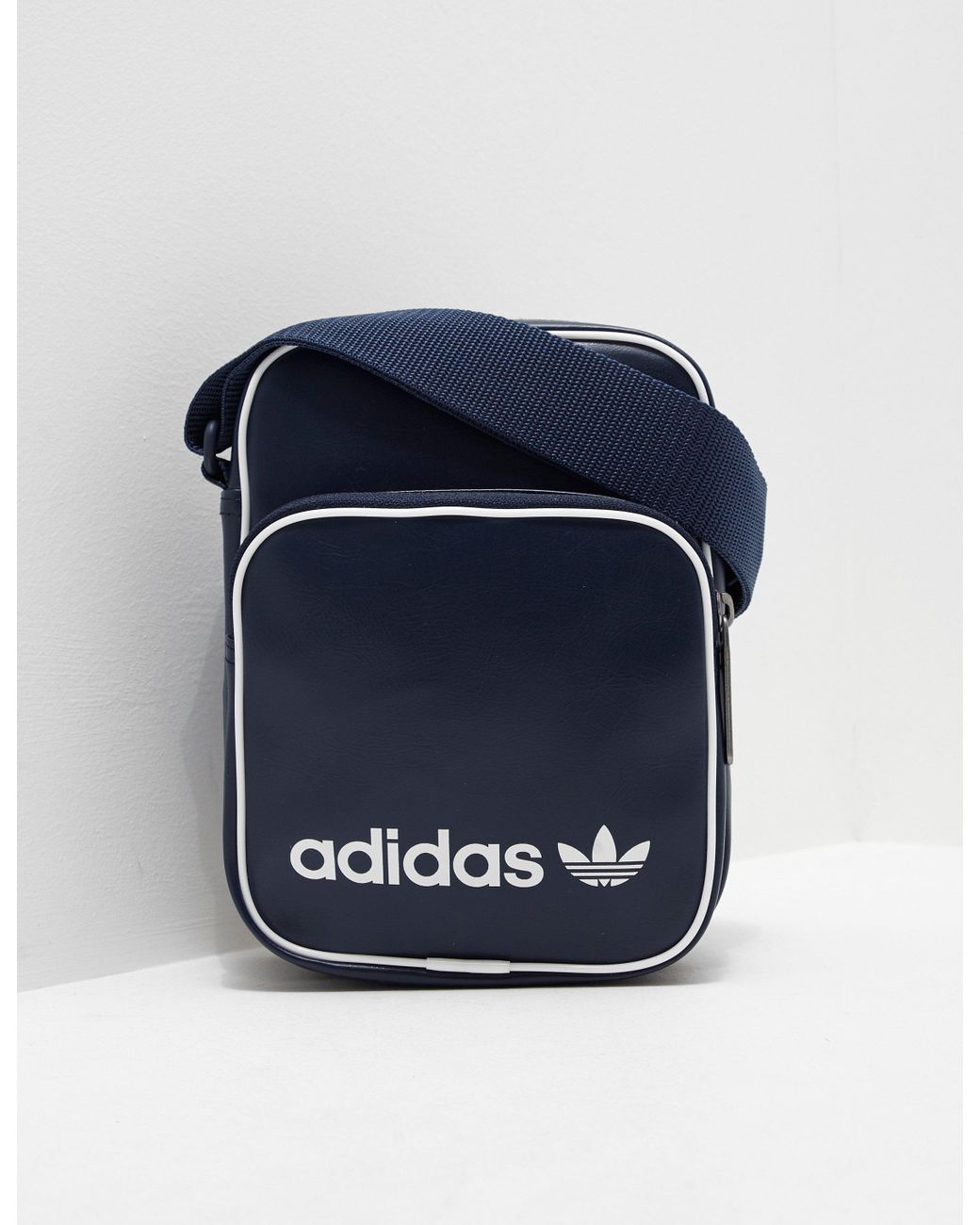 adidas Originals Synthetic Mens Mini Bag Vintage Navy Blue for Men | Lyst