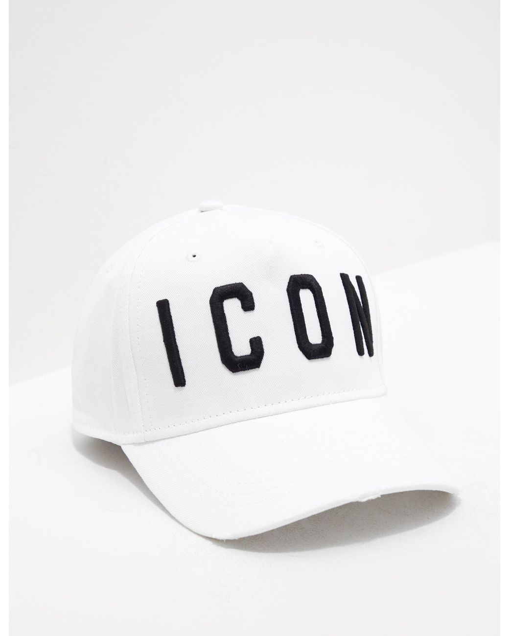 DSquared² Icon Cap White for Men | Lyst