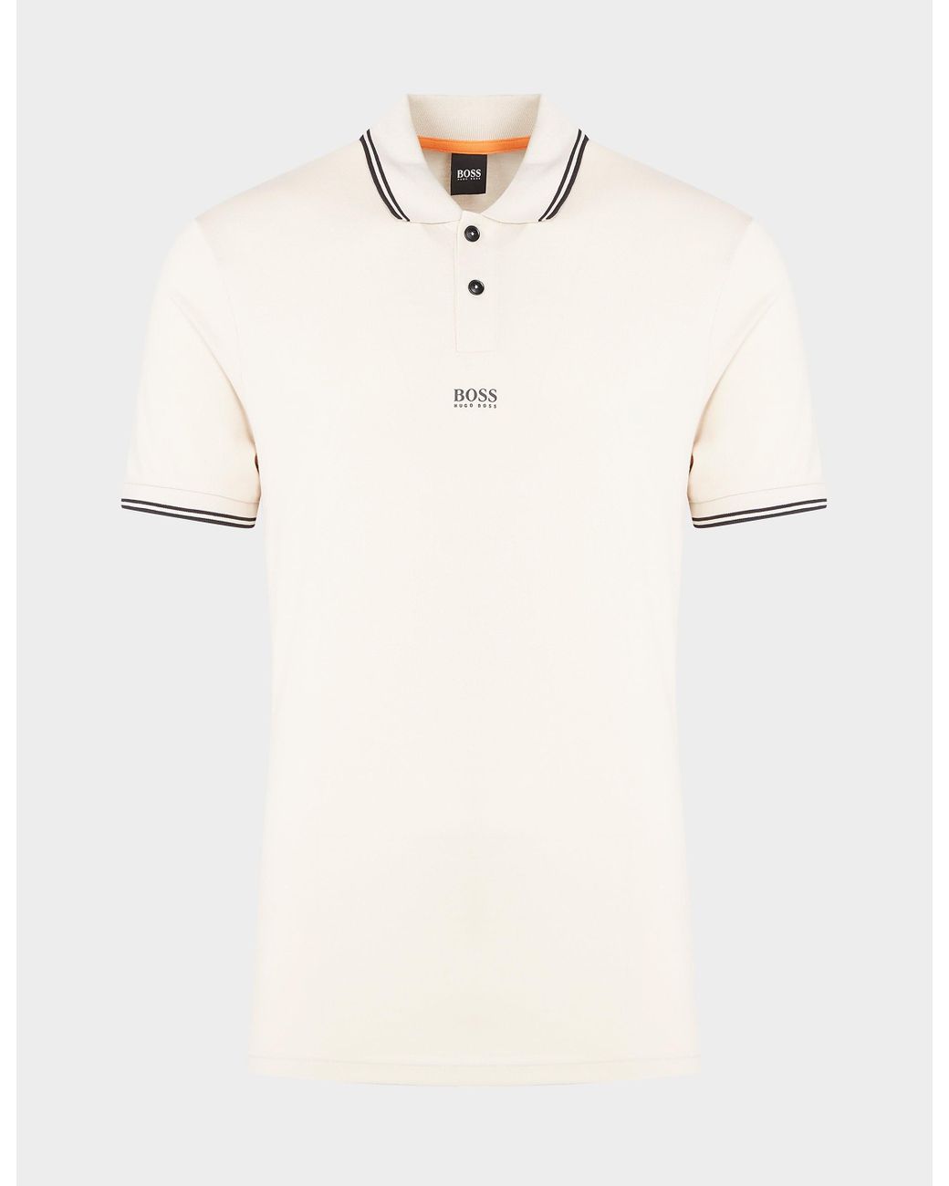 hugo boss beige polo
