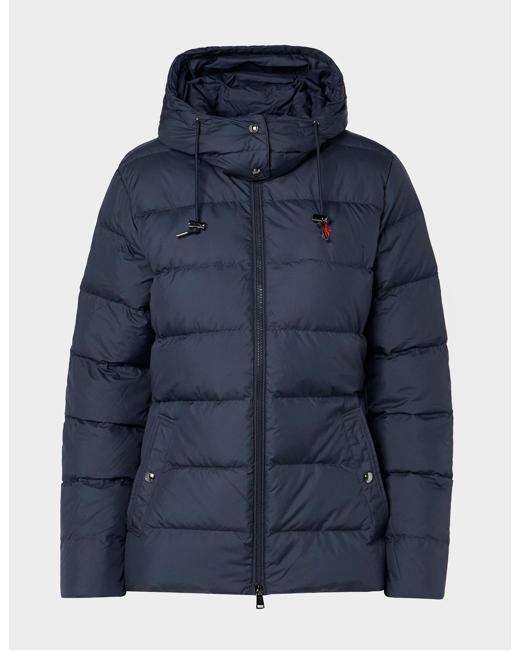 polo puffer jacket blue