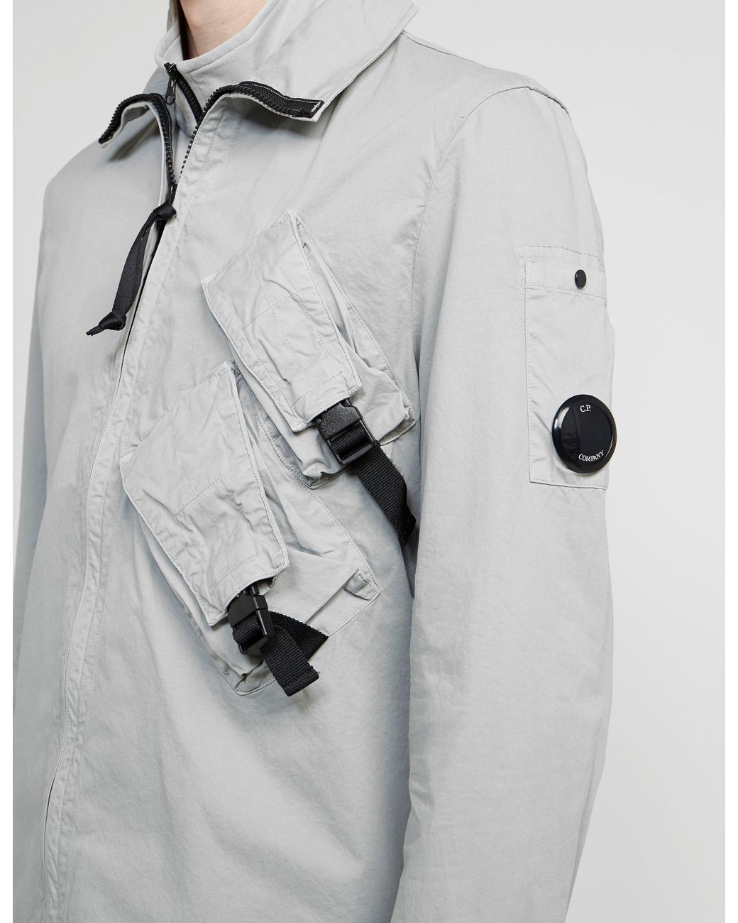 Pocket Overshirt Grey in Gray for Men 