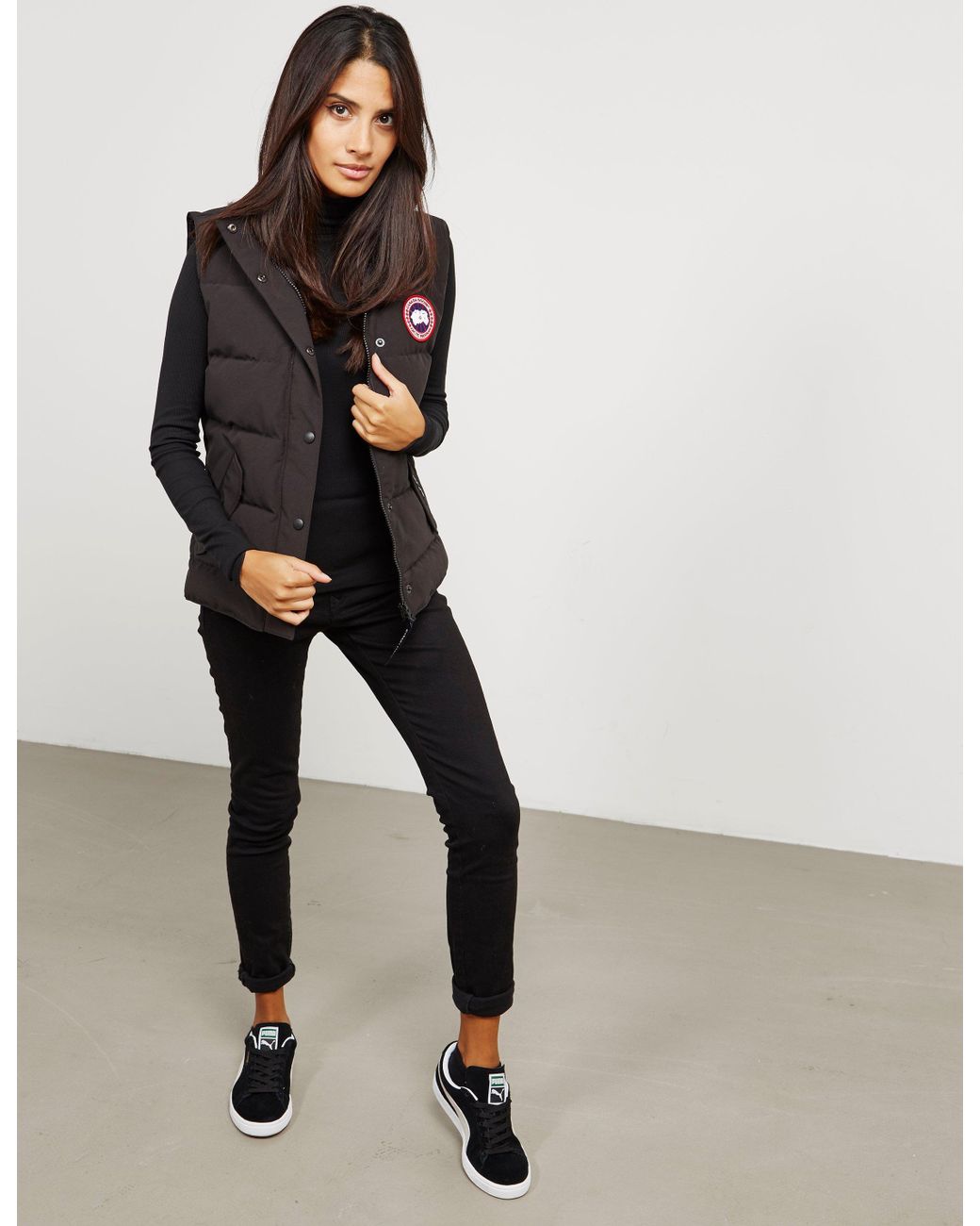 Canada Goose Freestyle Padded Gilet Black | Lyst Canada