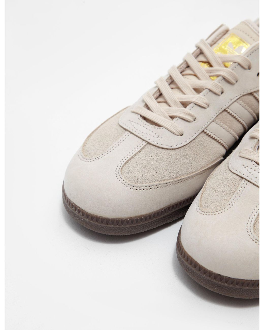 adidas Originals Mens Samba Fb Linen/gum for Men | Lyst Canada