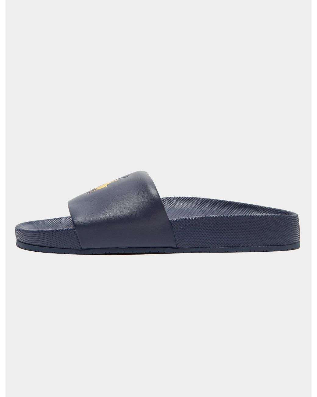 Polo Ralph Lauren Synthetic Cayson Slides Navy Blue for Men | Lyst