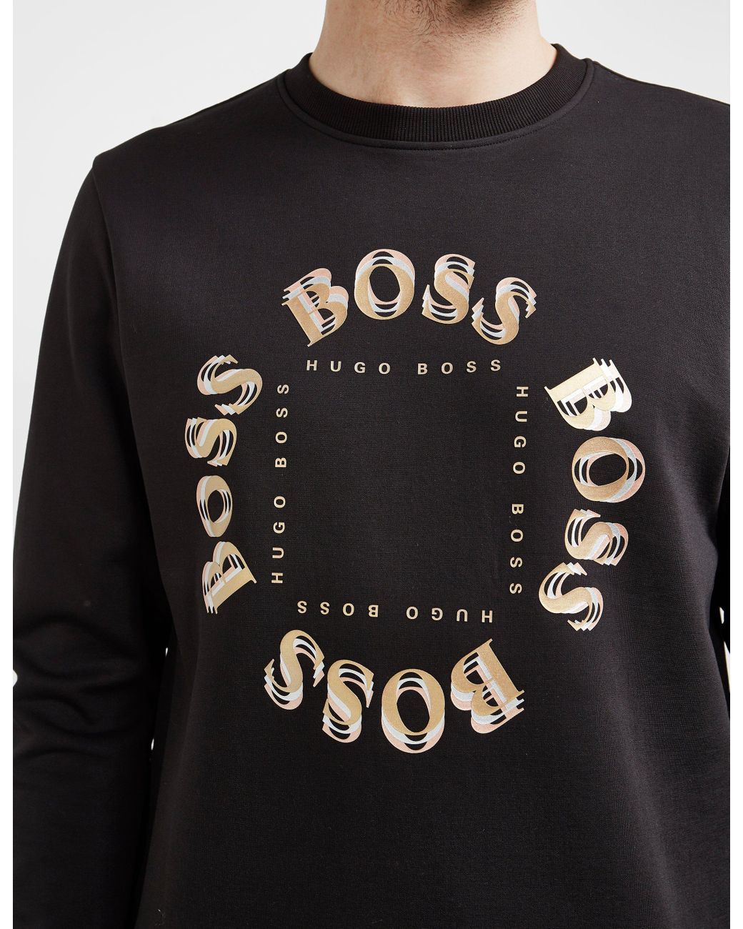 hugo boss circle logo t shirt