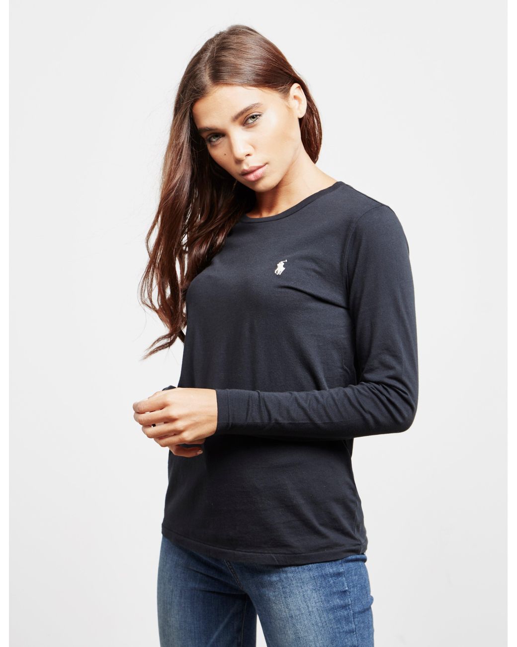 ralph lauren long sleeve women's t shirt