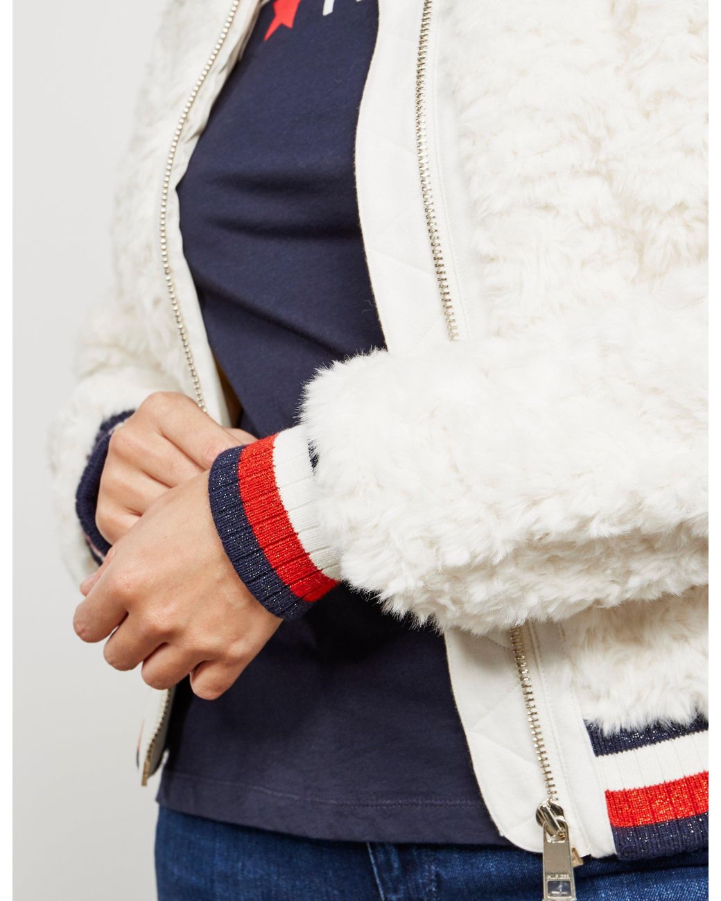 tommy fluffy jacket