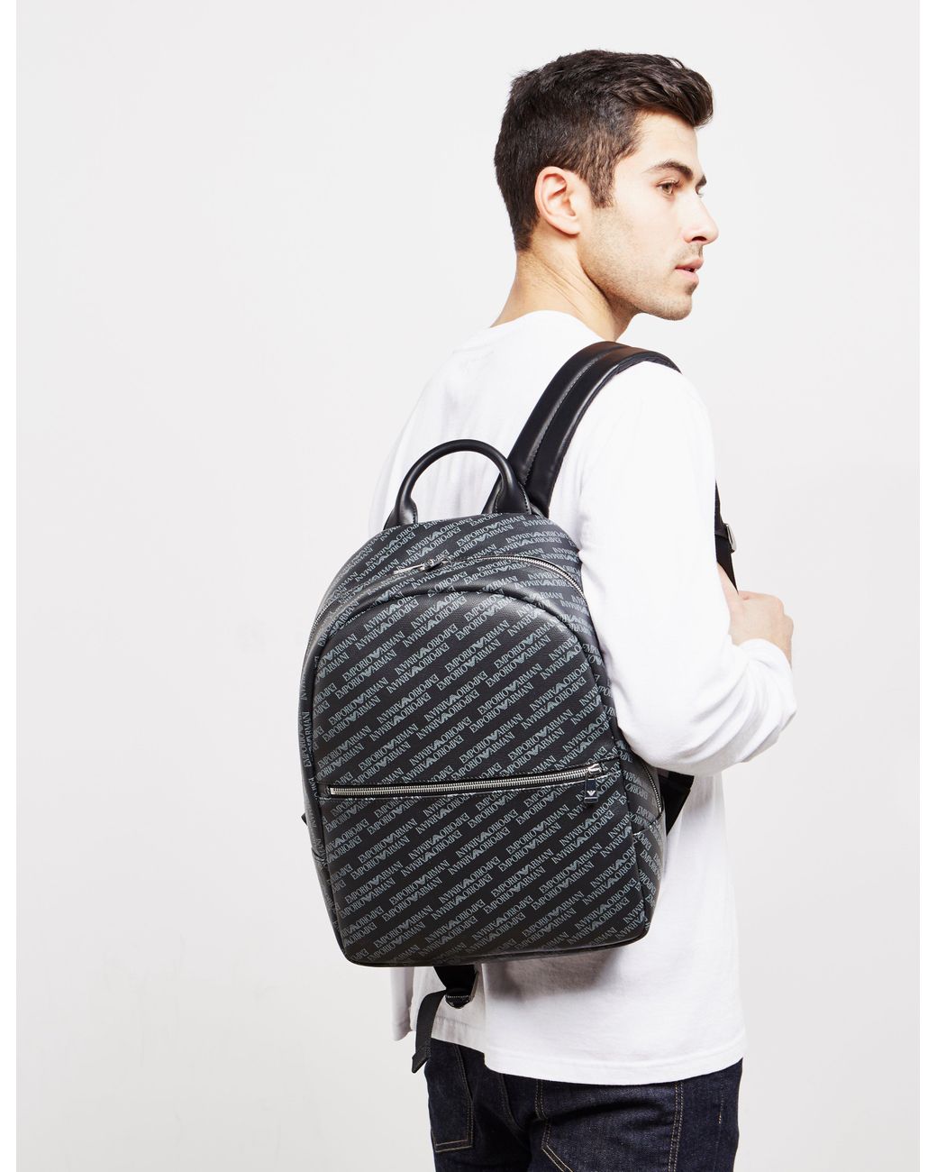 Emporio Armani All Over Logo Print 