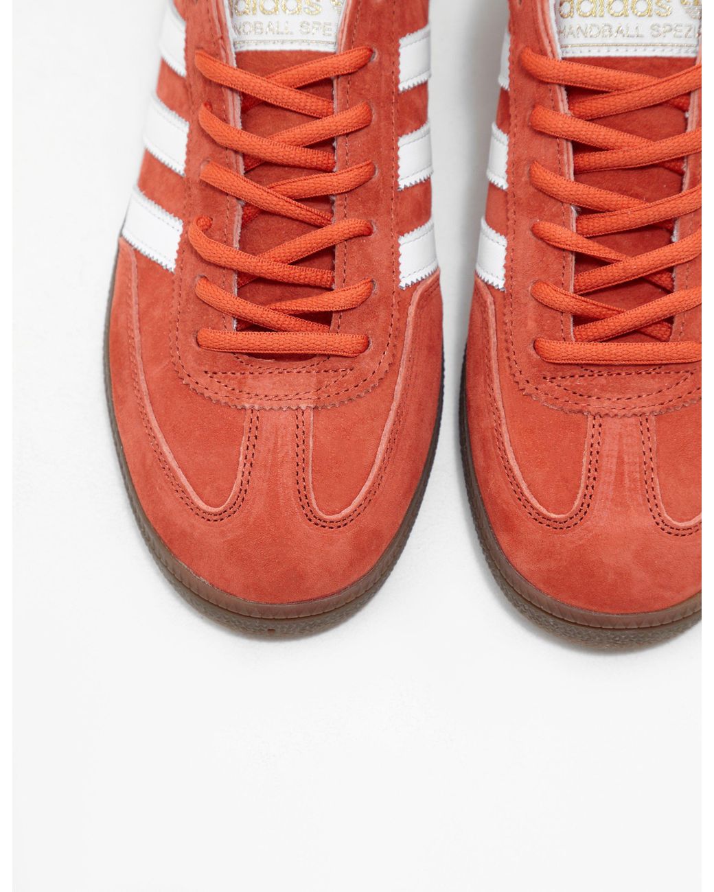 adidas Originals Suede Mens Handball Spezial Orange for Men | Lyst