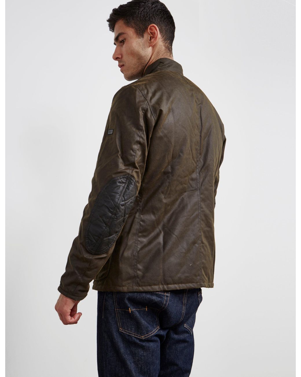 Barbour International Weir Waxed Jacket in Green for Men | Lyst