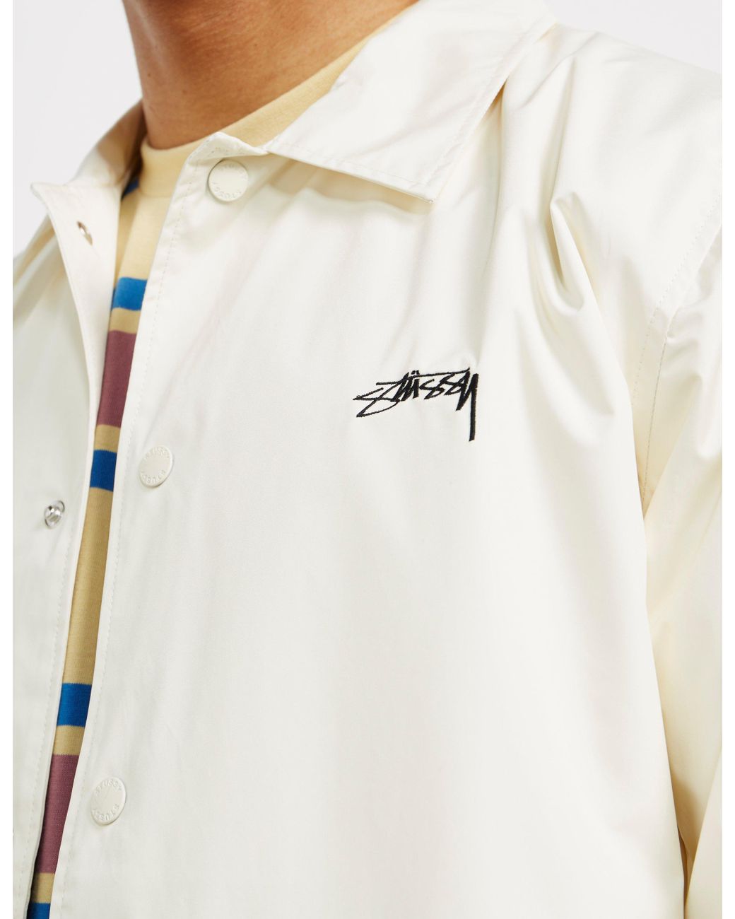 Stussy Cruize Coach Jacket White for 