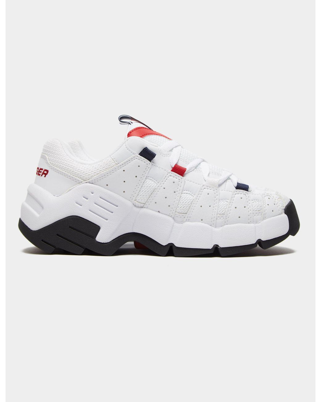 Tommy Hilfiger Leather Heritage Chunky Sneaker in White | Lyst