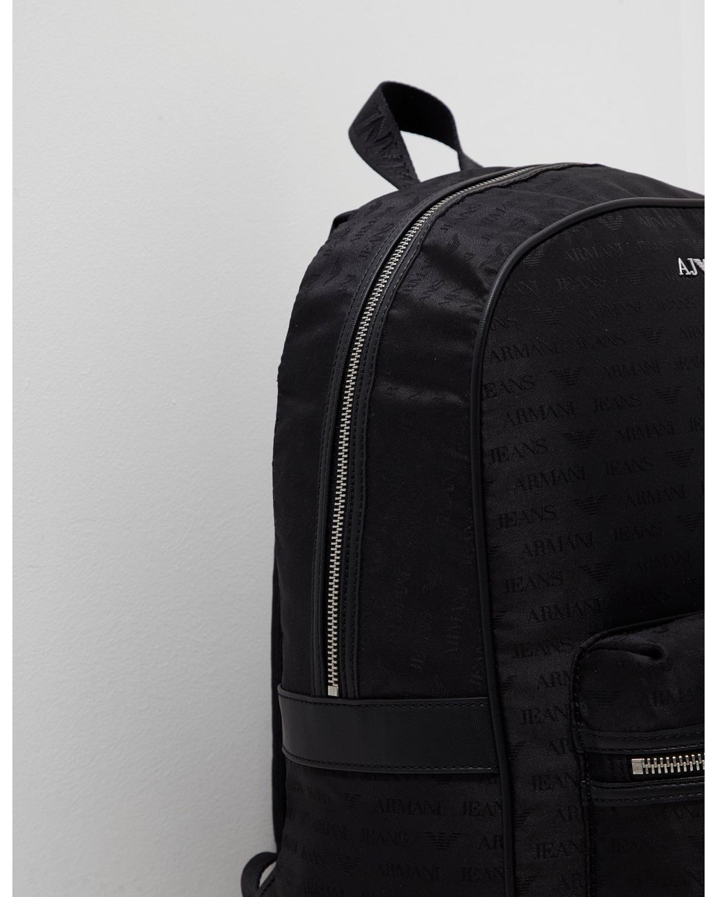 Armani Jeans Synthetic Mens Nylon Backpack Black, Black for Men | Lyst