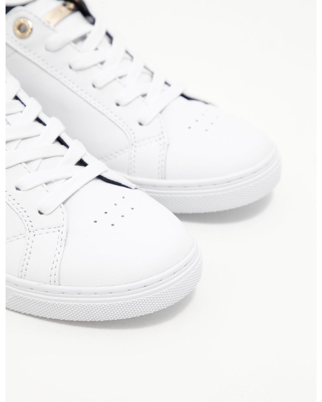 Tommy Hilfiger Leather Venus Trainers White | Lyst